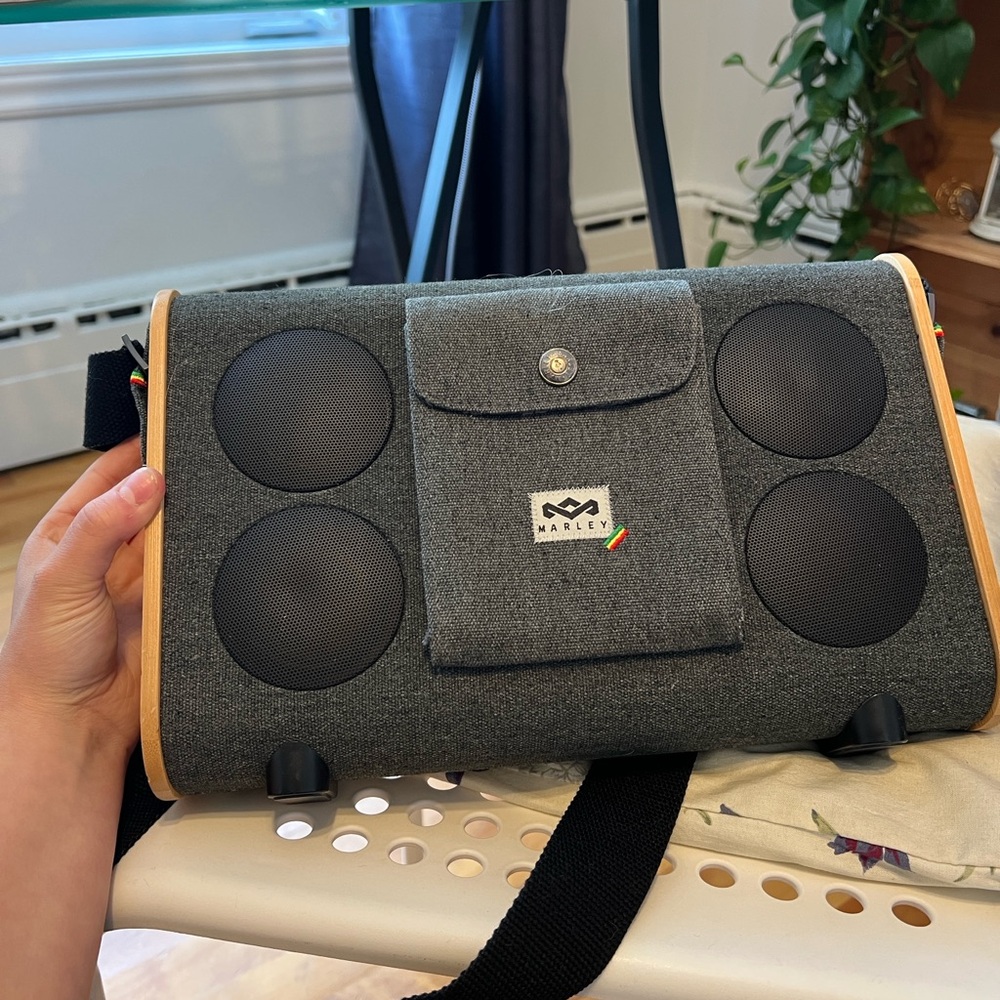 Marley Roots Gray Portable Bluetooth Speaker